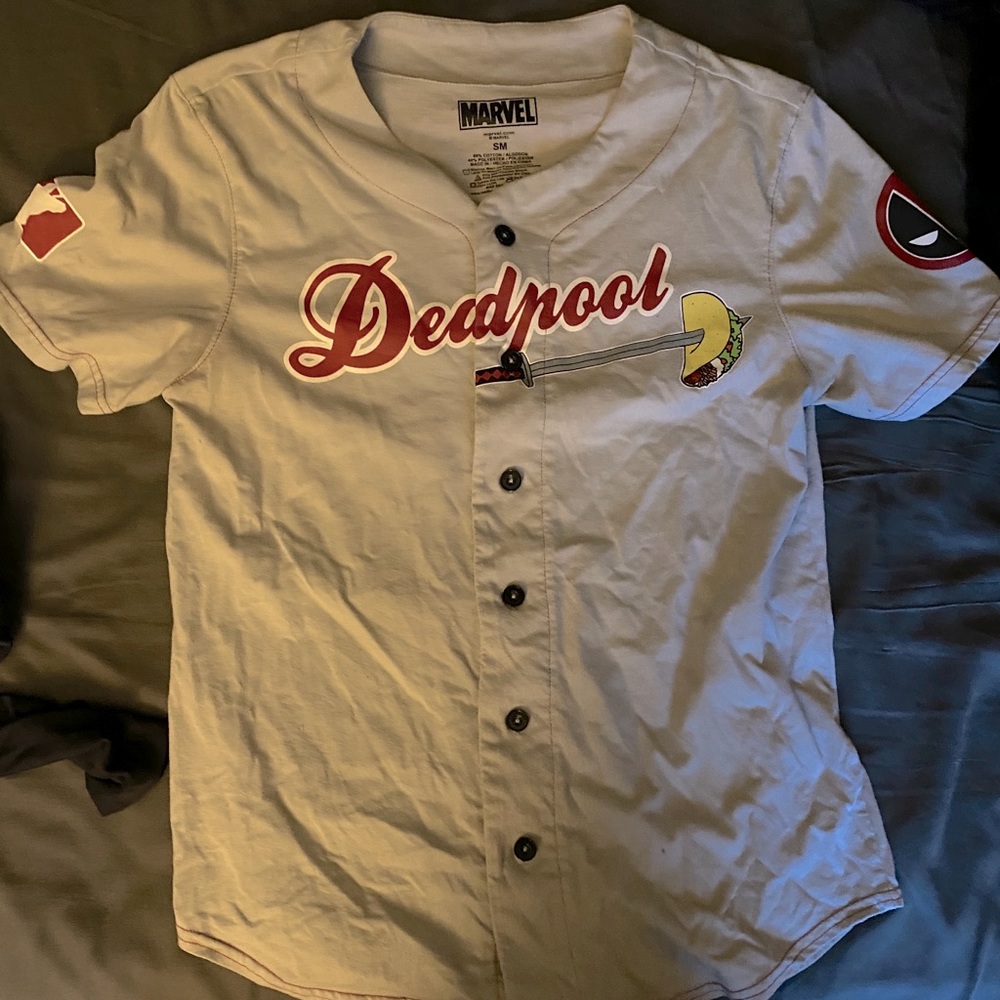 Deadpool baseball tee